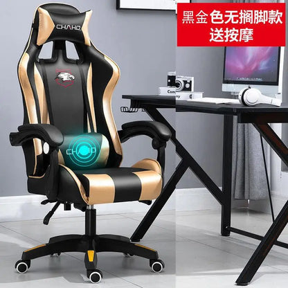 Joylive WCG Ergonomic Gaming Chair Leather Computer Chair Reclining Racing Office Chair with Adjustable Armrests for Gaming Room