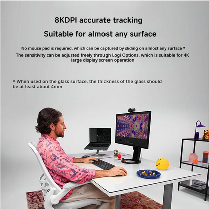 Logitech MX Master 4 Απτική Ανάδραση Actions Ring MagSpeed 8000DPI Εργονομικό Ασύρματο Ποντίκι Bluetooth Μπαταρία 70Day