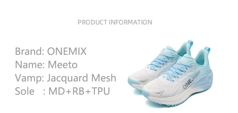 ONEMIX Casual Running Shoes Breathable Summer Jogging Shoes Men Lightweight Women Gym Shoes Outdoor Male Cushion Sports Shoes