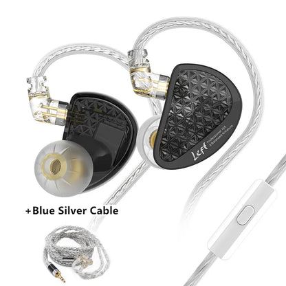KZ AS16 Pro 16BA Balanced Armature In Ear Earphones HiFi Monitor Headphones with Detachable Cable Noise Cancelling Earbuds