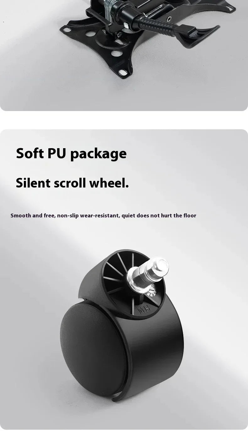 Ergonomic Gaming Office Chair Adjustable 3D Armrests Headrest Lumbar Support Computer Desk Chair with Footrest & Reclining Backrest