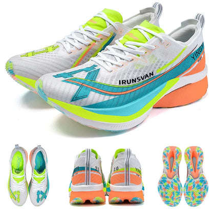 2025 Carbon Plate Marathon Running Shoes Professional Test; Stable Support Ultra-Light Bounce Shoes Unisex 088