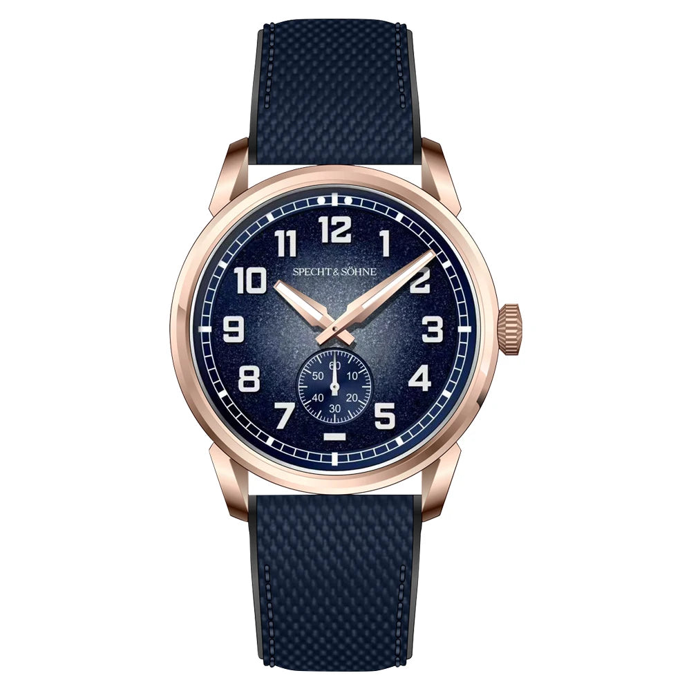 Specht & Söhne New Automatic Mechanical Wristwatches For Men Japan C3 Luminous Sapphire Crystal Sports Watch ﻿5Bar Waterproof