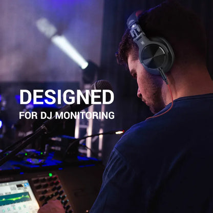OneOdio Wired Over-Ear DJ Studio Headphones with Microphone – 40mm Driver Mixing & Monitoring Headset for Gaming & Recording