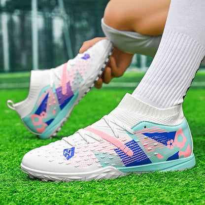 Football Boots Men Professional Soccer Shoes Sneaker Field Long Spikes Outdoor Competition Non Slip Comfortable Training Shoes