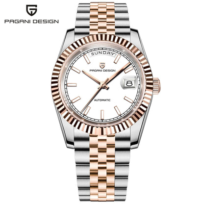 PAGANI DESIGN Men's Watches 2026 New Enamel Dial DD36 Automatic Watch Men Business Waterproof Mechanical Wristwatch For Men Gift