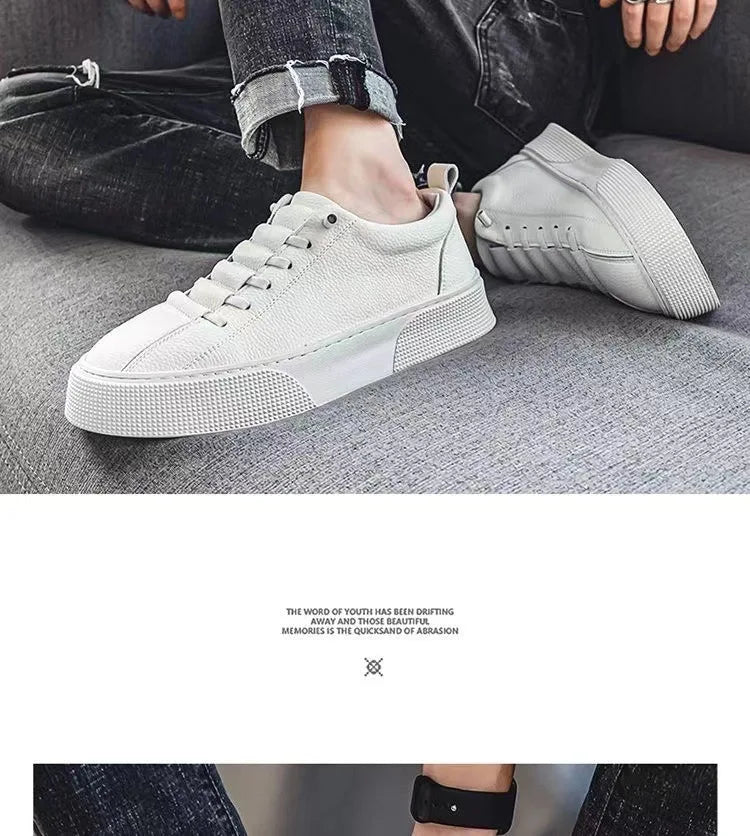 Pánske tenisky, voľnočasová obuv, pánske balerínky, Zapatillas Hombre, ľahká obuv z PU kože, priedušná obuv, pánska biela športová obuv, tenisky