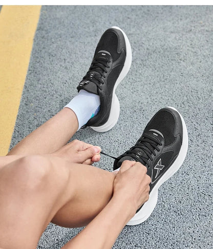 XTEP Running Shoes For Women 2025 Summer New Elastic Comfortable Wear-Resistant Training Professional Sports Shoes 875218110067