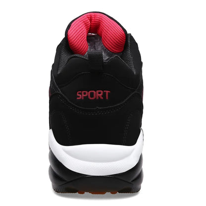 Herresnøstøvler, vintervarme, par, casual sneakers, mode, læder, udendørs, sport, løb, tennis, herre, skridsikre, store størrelser, 48, træningssko