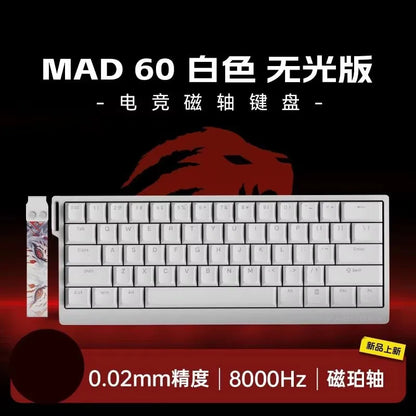 Madcatz Mad60 Mad68 HE 8K Mechanical Keyboard, Magnetic Switch Wired Gaming Keyboard with Rapid Trigger, Hot-Swappable 60% & 68% Custom Mechanical Keyboard