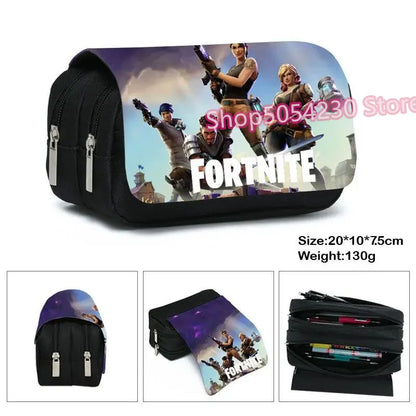 Mochila Fortnited 3PCS para Rapazes, Victory Game, 16 Polegadas, Resistente à Água, Mochila Pré-Escolar, Mochilas Escolares Fixes para o Ensino Básico