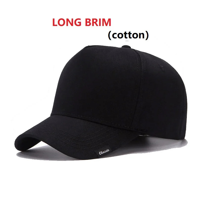 Baseball Caps for Big Head Men Women XXL Oversize High Crown Adjustable Plain Solid Snapback Hats 56-60cm 60-65cm