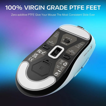 Attack Shark X3Pro bezdrôtová Bluetooth herná myš PixArt PAW3395 26000dpi optická myš s trojrežimovým pripojením a makrami