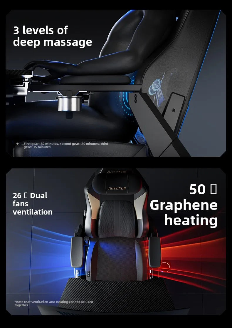 Ergonomic Gaming Office Chair E-Sports Chair with Adjustable Height, Executive Computer Desk Chair, Comfortable Swivel Armchair for Gaming & Work