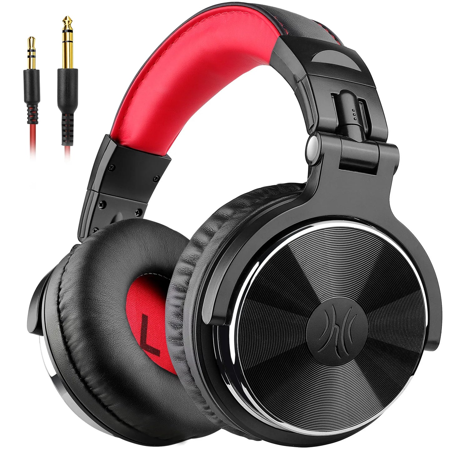 OneOdio Pro-10 Studio Monitoring Headphones Wired HiFi Over-Ear Headphones with 50mm Drivers, Deep Bass, Professional Audio & Built-in Microphone