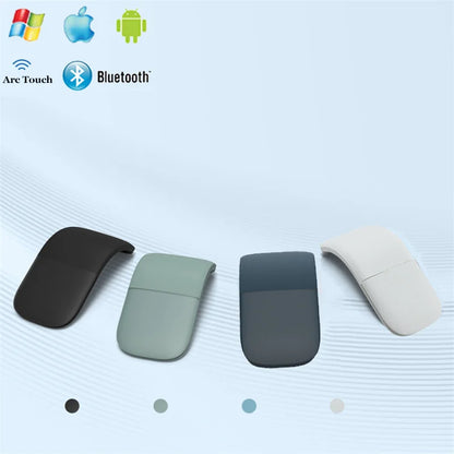 Bluetooth Arc Touch Mouse for Microsoft Surface, Wireless Ergonomic Bluetooth Mouse, Silent Foldable Laser Mouse for Laptop, PC & Windows
