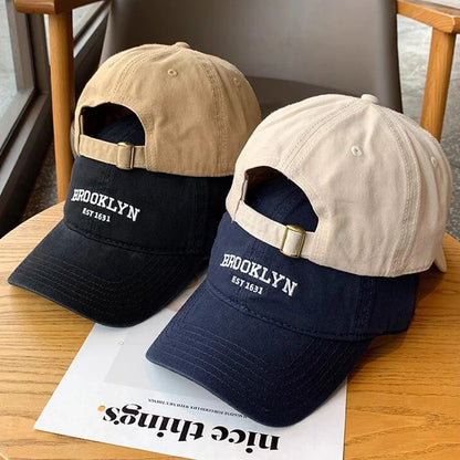 JK Cappellino da baseball con lettere coreane ricamate per uomo e donna, stile hip hop, da papà, visiera da camionista, cappellino casual, sportivo, da corsa, streetwear