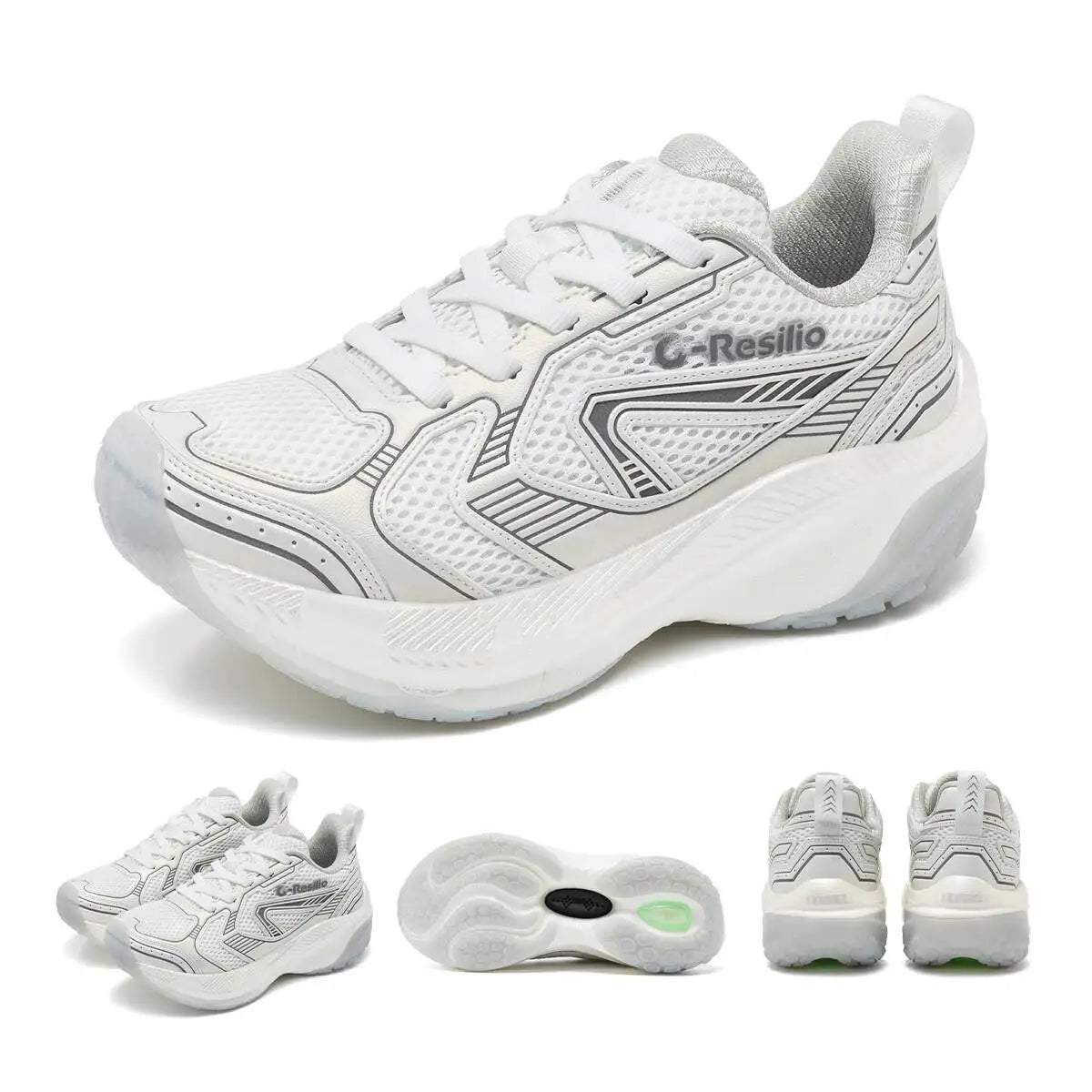 ONEMIX Baskets légères pour homme avec amorti, chaussures de sport et de course à amorti, chaussures décontractées pour femme, souples et élastiques 25216