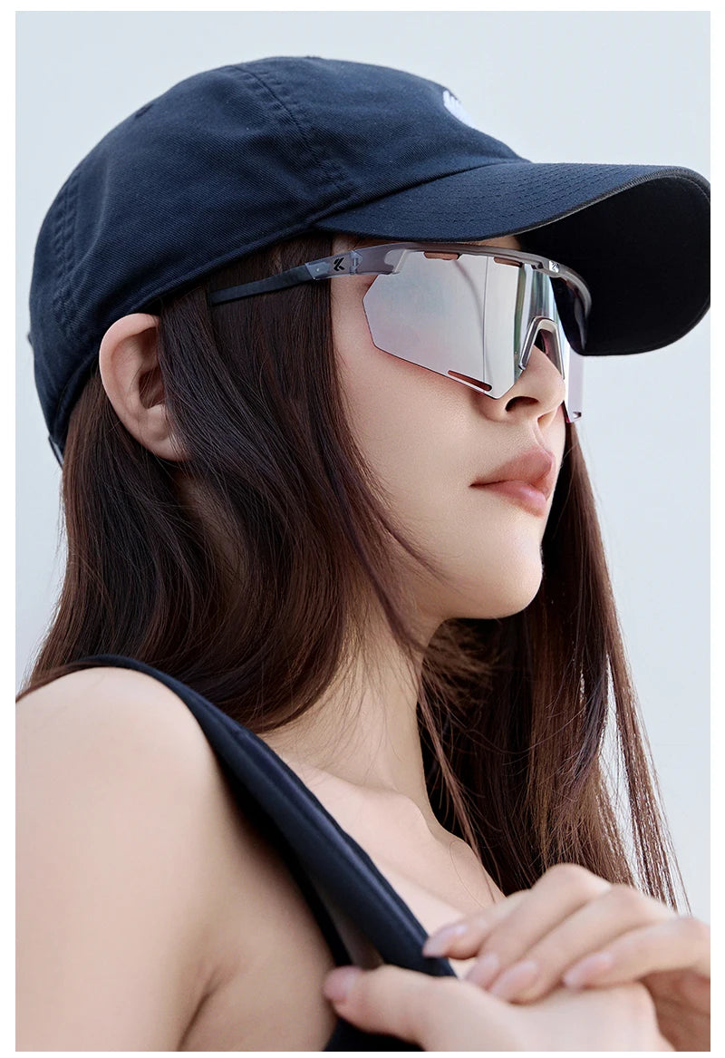 Kapvoe Real Carbon Fiber Cycling Glasses Sunglasses for Men Lightweight Photochromic UV400 MTB Bike Bicycle Sports Eyewear