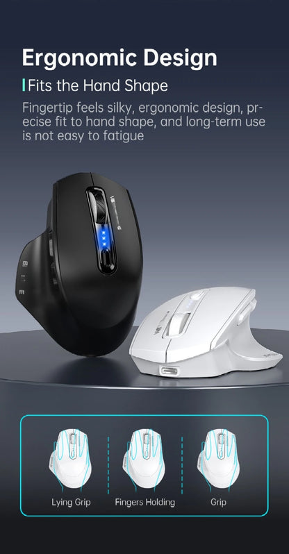 USB Wired Mouse RGB Backlight Silent Ergonomic Mouse with Adjustable DPI for PC, Laptop, Office, Gaming & Home Use