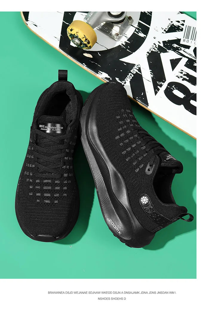 Nieuwe hardloopschoenen voor heren, sportief en casual, luxe modieuze sneakers, lichtgewicht, ademend, comfortabel voor joggen en wandelen