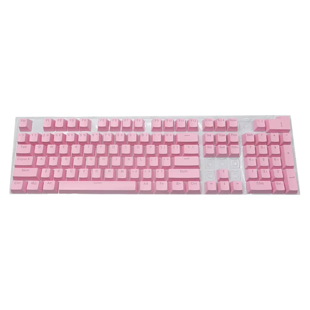 104PCS Backlit Mechanical Keyboard Keycaps Set for Cherry MX, ABS Replacement Mechanical Keyboard Keycaps, Universal 104-Key Backlit Keycaps for Gaming & Desktop Keyboards