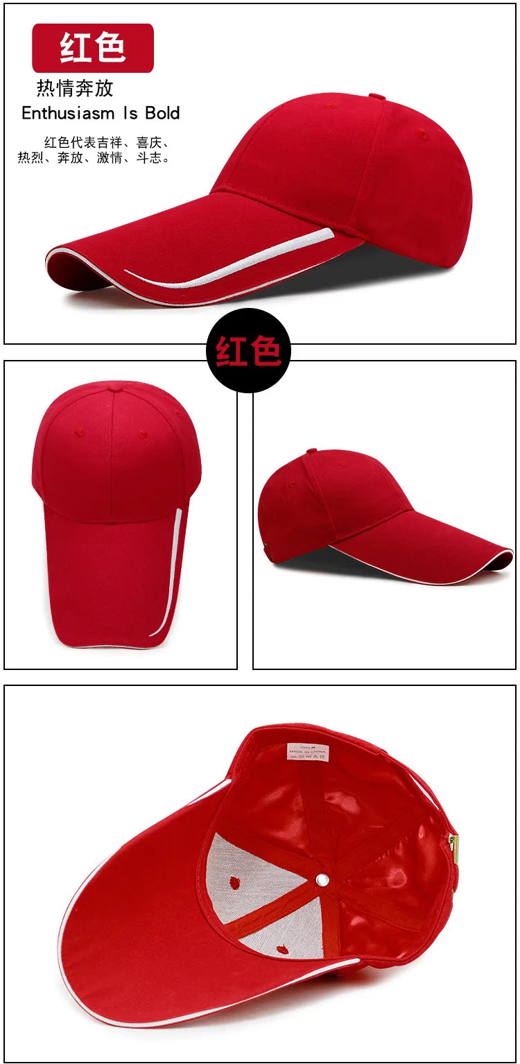 Cappellino a visiera, primavera-estate, 14 cm di visiera, protezione solare, pesca, uomo/donna, streetwear, parasole, outdoor, regolabile, cotone, da golf, stile trucker