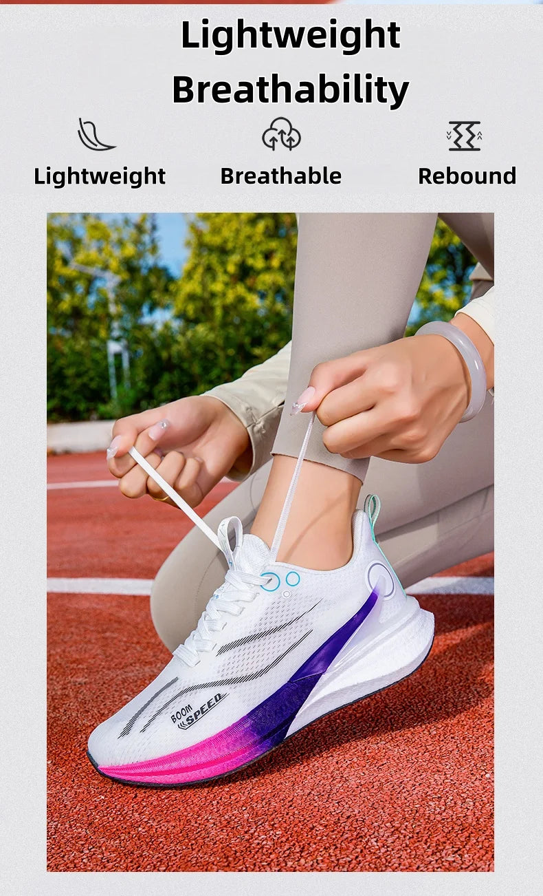 2025 professionelle Marathon-Laufschuhe für Herren und Damen mit Carbonplatte, Stoßdämpfung, ultraleichtem Design und stabilem Halt