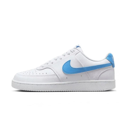 Nike Court Vision 1 Low Next Nature Comfortable, versatile, and durable Low-top court shoe Women's White/Blue DH3158-107