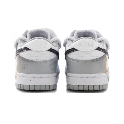 Custom Sneakers Nike Dunk Cyberpunk Graffiti Gradient Blended Artistic Low-Top Unisex Skate Shoes