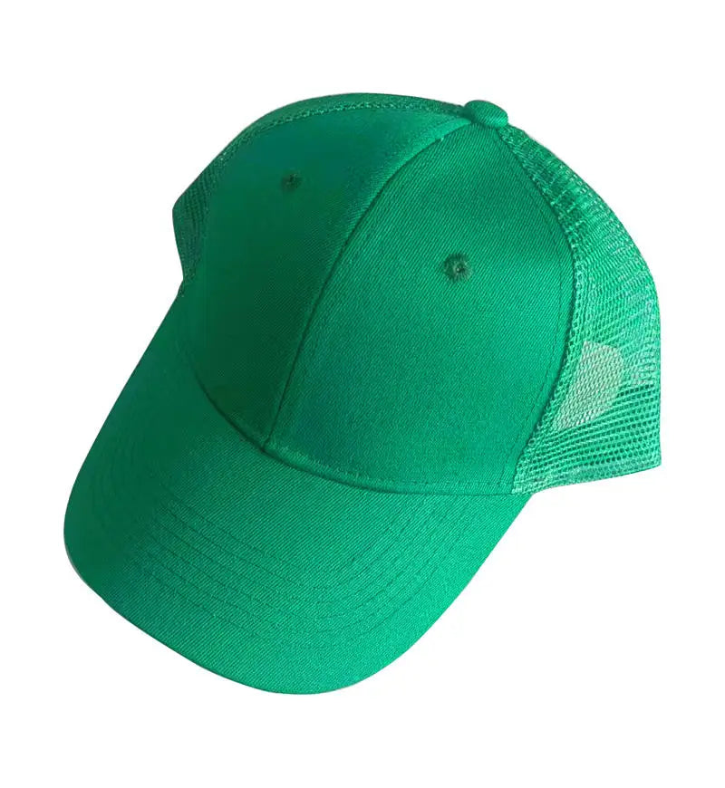 Baseballkasket til mænd og kvinder, sommer, udendørs, camouflage, solhat, åndbar mesh-kasket, ensfarvet, snapback, casquette, benfarvet, til mænd