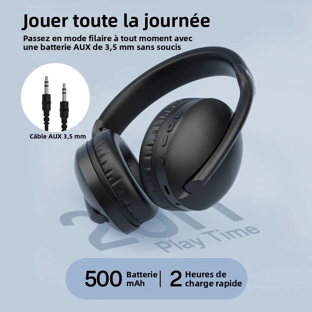 OneOdio SuperEQ S6001 Bluetooth Headphones Over-Ear Wireless HiFi Stereo Headphones with Bluetooth 5.3, TF Card, FM Radio & Microphone