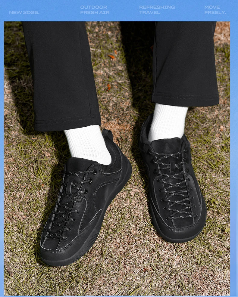 2026 New Men's Wide Width Shoes Minimalist Barefoot Sneakers Hiking Zero Drop Running Shoes Outdoor Wide Toe Non-Slip Sneakers