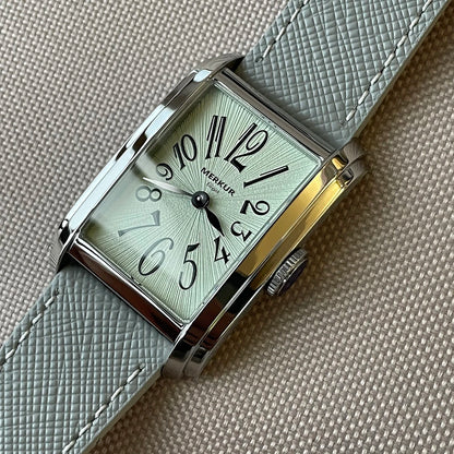 New MERKUR NH05 Rectangle Retro Casual Watch for Men Business Series Automatic Chorded Watch Relogio Sapphire White Watch