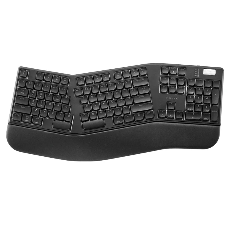 Sanwa Alice Mechanical Keyboard Wireless Tri-mode Gasket Hot-Swap RGB Knob Custom 104key Ergonomic Gaming Office Split Keyboard