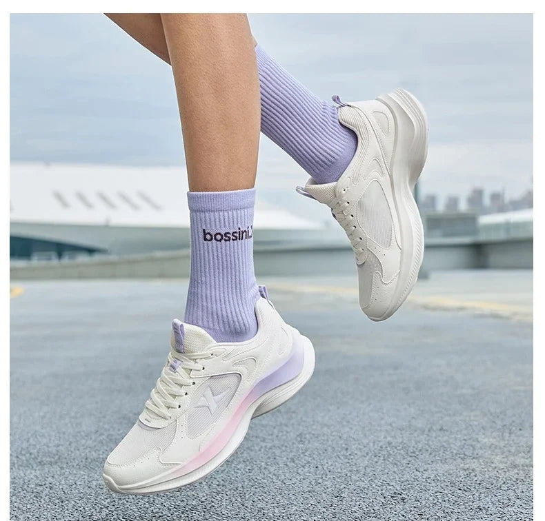 XTEP Running Shoes For Women 2025 Summer New Elastic Comfortable Wear-Resistant Training Professional Sports Shoes 875218110067