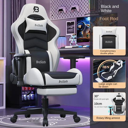 S8 Gaming Chair with 3D Armrests, Adjustable Backrest, Computer Office Chair, Nylon Feet, Gaming Streamer Chair