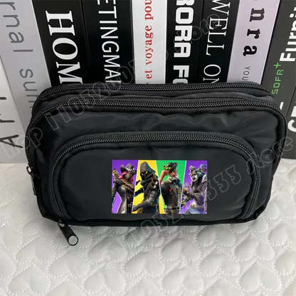 Fortnite Pen Box Creative Game Pattern Pencil Case Harajuku Storage Bag Boy Girl Back to School Supplies Birthday Party Gifts