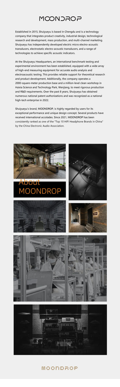 MOONDROP OLD FASHIONED On-Ear Headphones 40mm Dynamic Driver Wired Headphones with 3.5mm Plug, HiFi Audio Headset with Volume Control