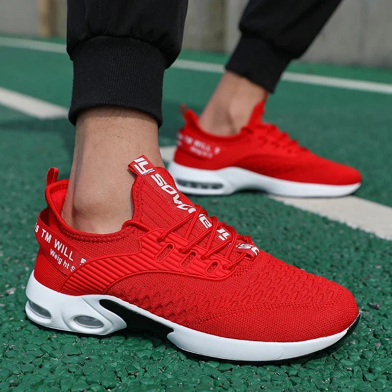 Summer Men's Mesh Casual Sports Shoes Spring and Summer Tennis Lightweight Walking Black Sneakers 2025 Hot Selling Item
