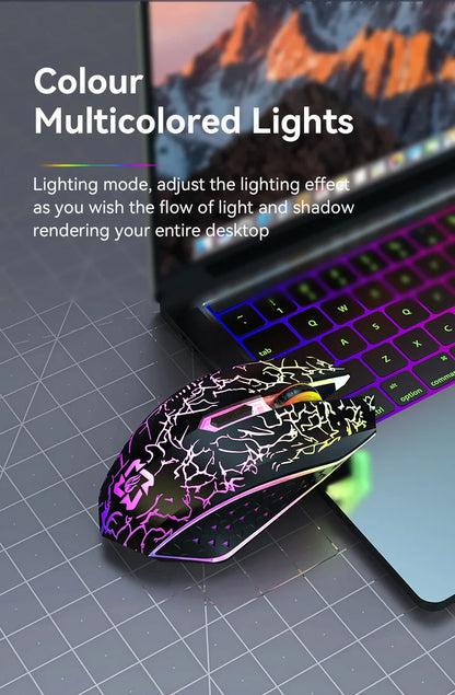 Souris sans fil Bluetooth rechargeable, souris gaming RGB 2,4 GHz, souris sans fil ergonomique avec 1 600 DPI, souris Bluetooth bimode pour PC, ordinateur portable et MacBook