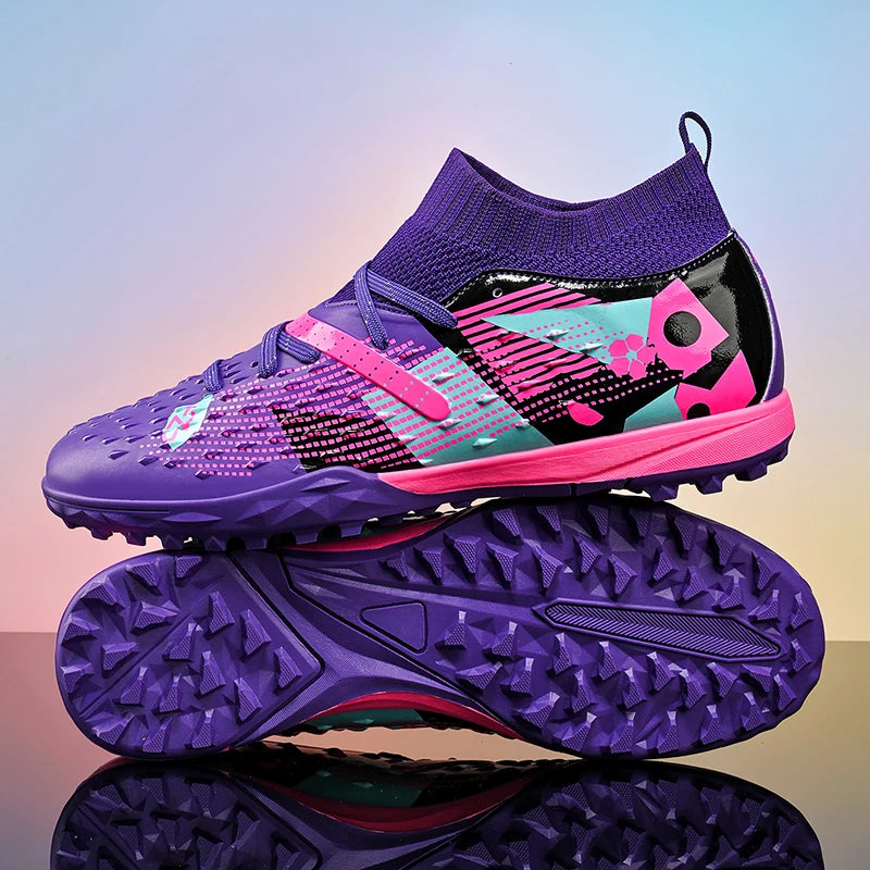 Football Boots Men Professional Soccer Shoes Sneaker Field Long Spikes Outdoor Competition Non Slip Comfortable Training Shoes