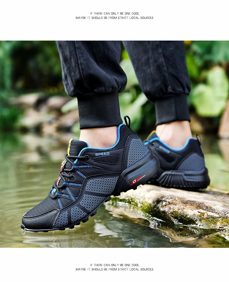 2025 Hiking Shoes Men's Non-slip Wear-resistant Comfortable Outdoor Hiking Sports Shoes Outdoor Running Shoes Walking Sports Sho