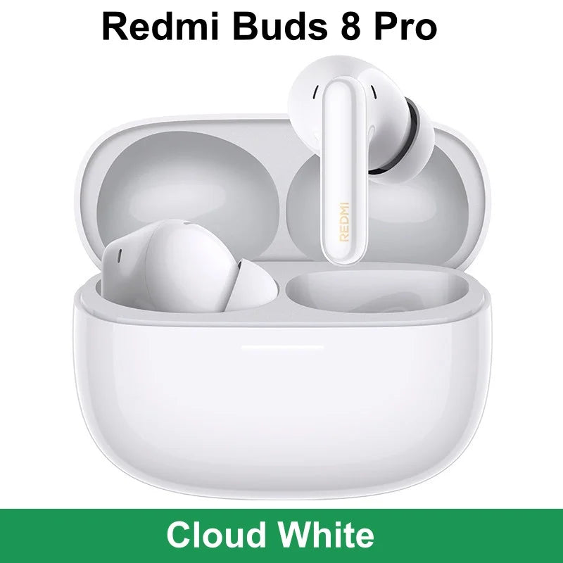 New Xiaomi Redmi Buds 8 Pro Wireless Bluetooth 5.4 Earbuds – 55dB Active Noise Cancelling TWS Earphones with AI Clear Call, 3-Mic System, Hi-Res Audio LDAC, Global Version