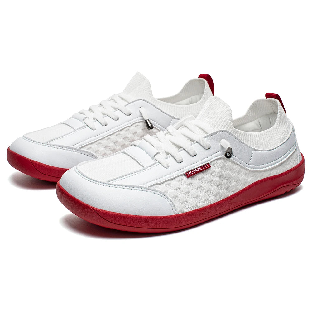 HOBIBEAR Men Barefoot Shoes Women Slip On Wide Toe Walking Sneaker | Zero Drop Sole | Lightweight Breathable Minimalist Shoes