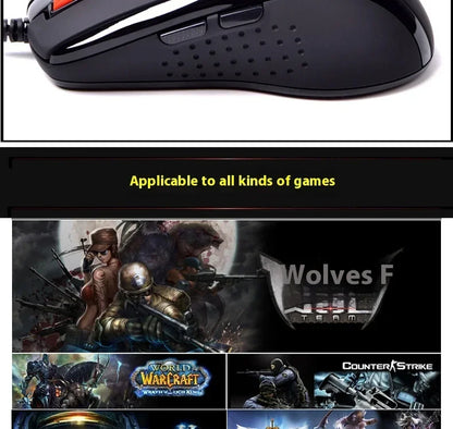 A4TECH Bloody X7-710K Wired Gaming Mouse 2000 DPI USB Gamer Mouse with Macro Programming for PC, Laptop & Esports