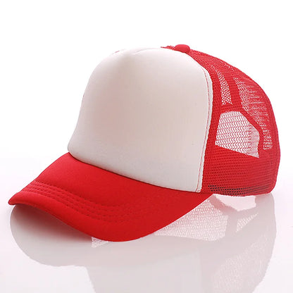 Sublimation Blank Hats Baseball Cap Snapback Hat For Children Adult Adjustable Hats Fashion New Sports Advertising Caps