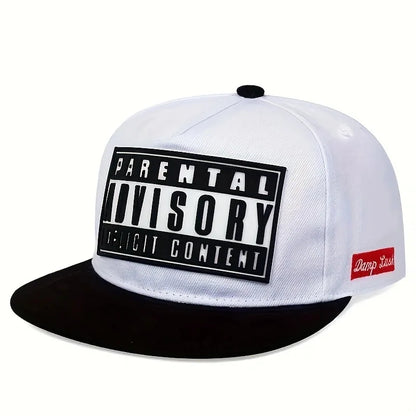 Tide Brand Flat Edge Baseball  Cap Couple ADV Hat Korean Version Trend Offset Printing  Street Hat Sun Protection Letter Hat