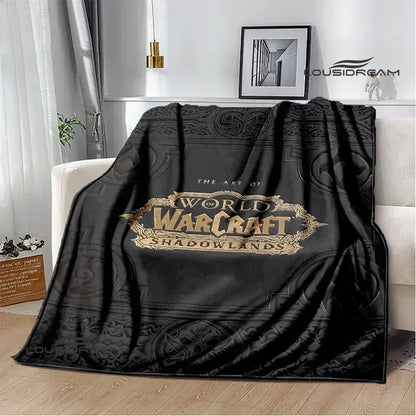 Game World of Warcraft Printed Blanket Picnic blanket Warm Flannel blankets Home bed linings blankets for beds Birthday Gift
