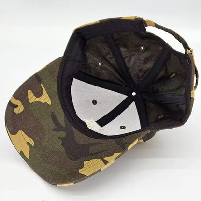 Embroidery Ukraine trident Symbol Spetsnaz Special Forces Men Women Boy Baseball Caps Dad caps Snapback Adjustable Camouflage
